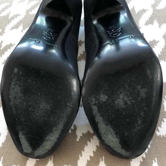 Massimo Dutti Leather Peep Toe Heels - Picture 3 of 7